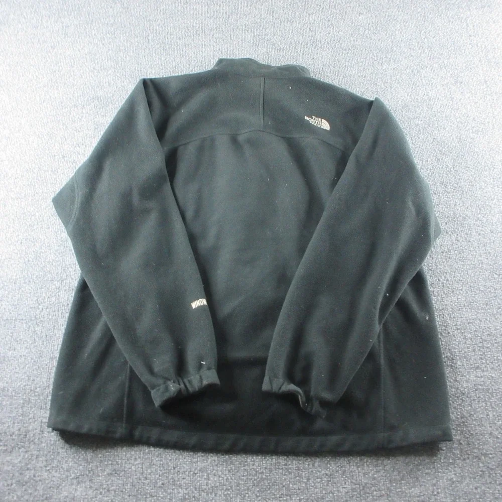 The North Face WindWall Jacket Mens XL Black Full Zip Fleece Outdoors Hiking‎ *